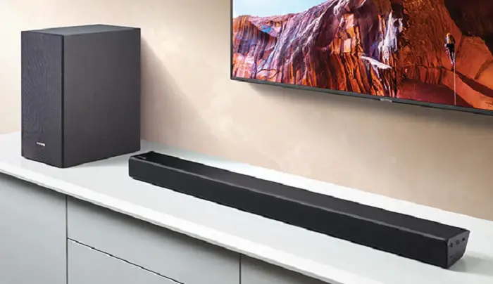 samsung soundbar crackling noise